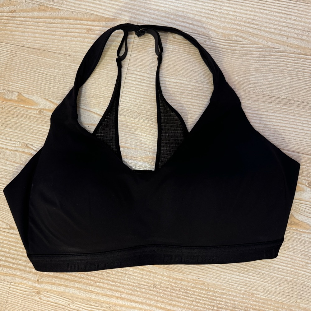 NWOT Lululemon black sports bra